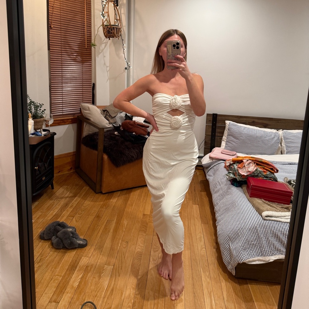 Ronny Kobo white dress